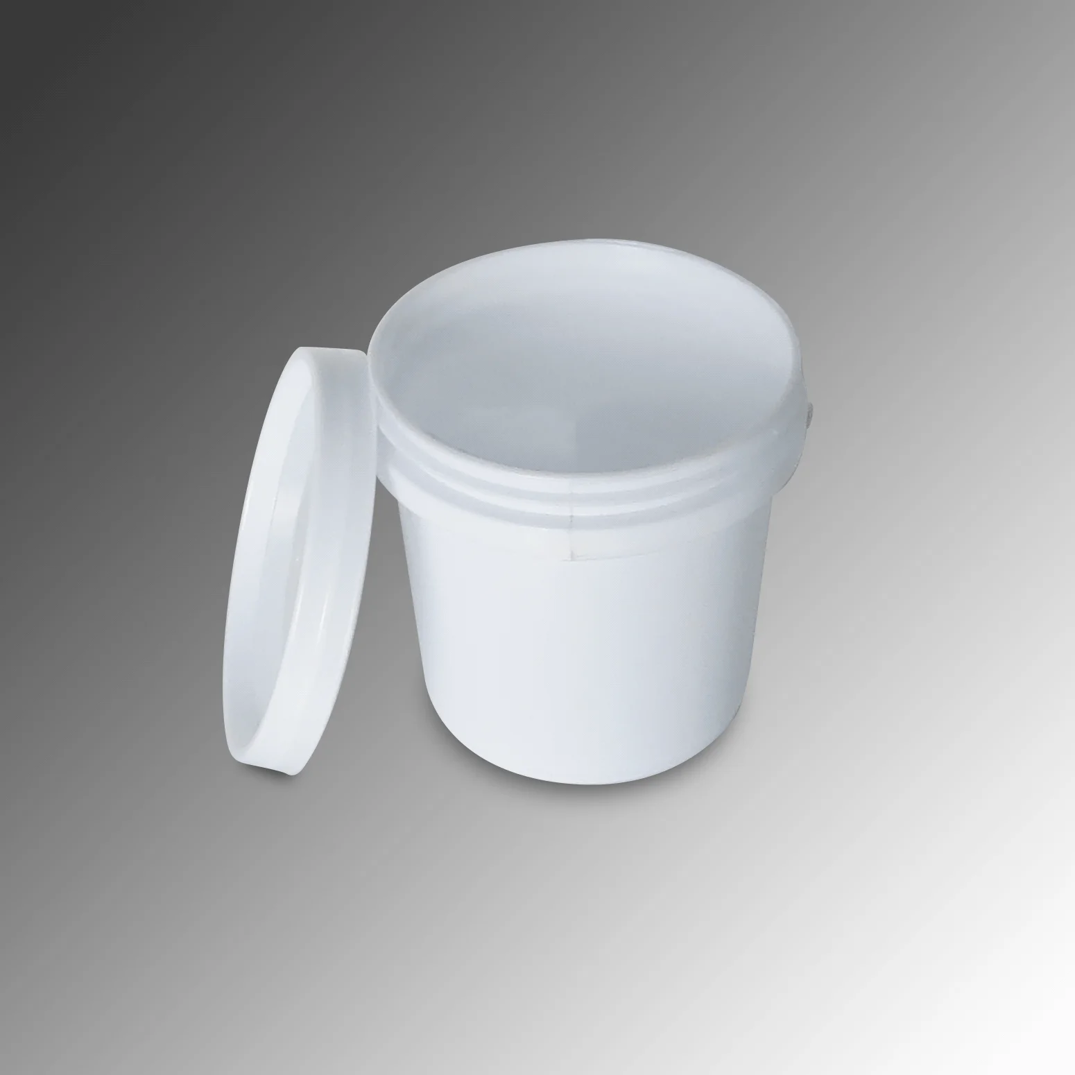 PP Plastic - Plastic Bucket empty Material Plastic Type Paint Bucket  1Lit cone