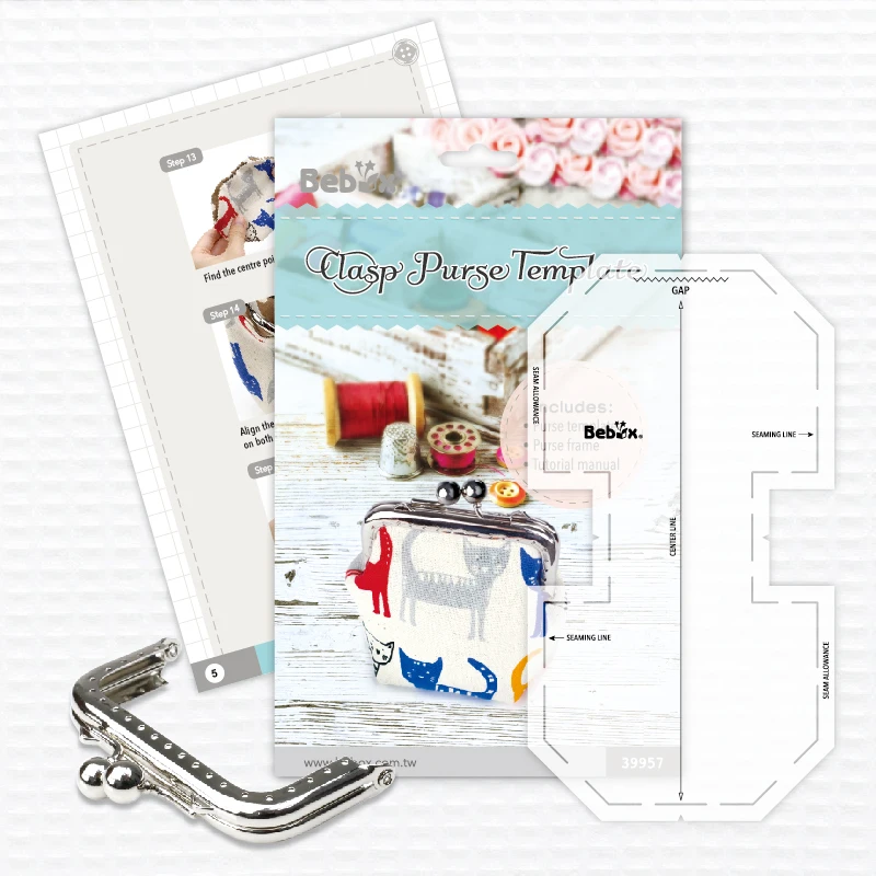 DIY clasp purse making kit handmade coin purse clasp