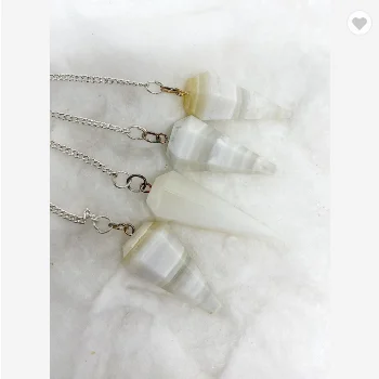 Повязка Агат Граненый Конус маятник лечебный Dowsing Кристалл Подвеска из драгоценного камня