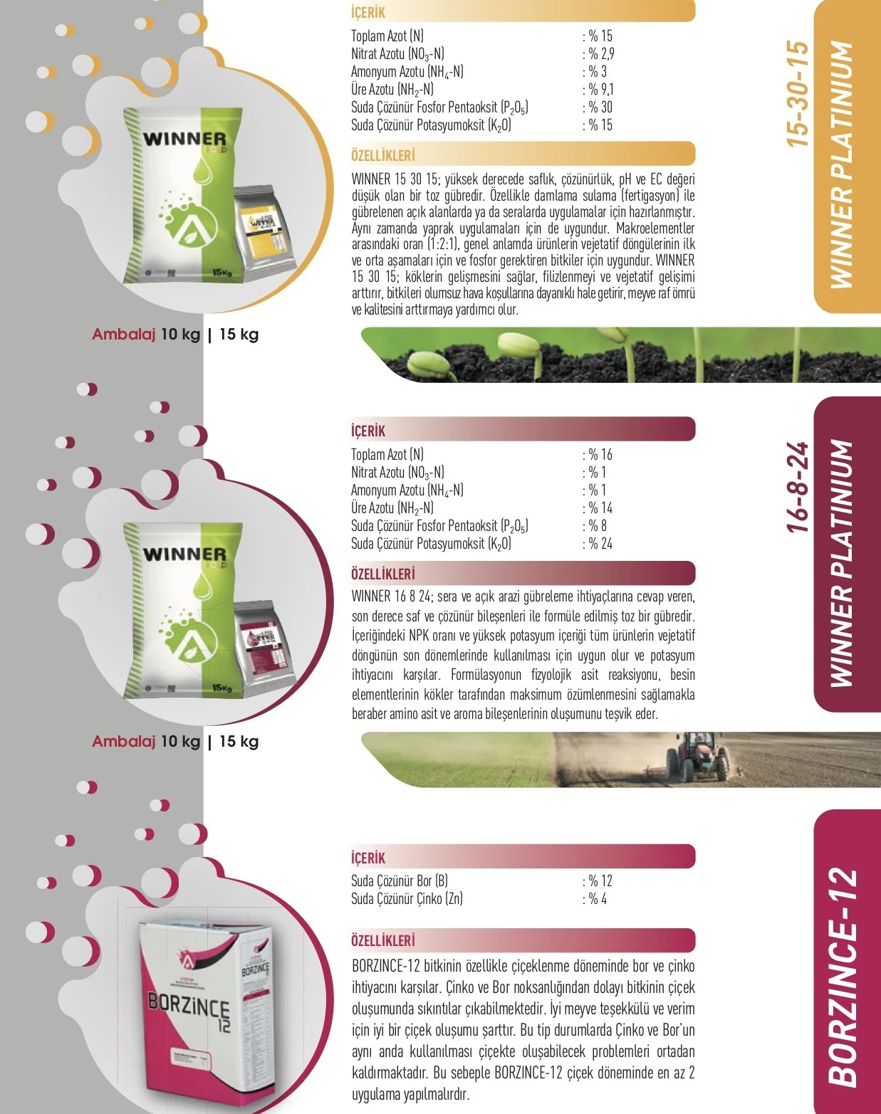 Organic Powder Fertilizers 1Kg 5Kg 10Kg 50Kg Bor Nitrogen Potassium Carbon Fertilizers