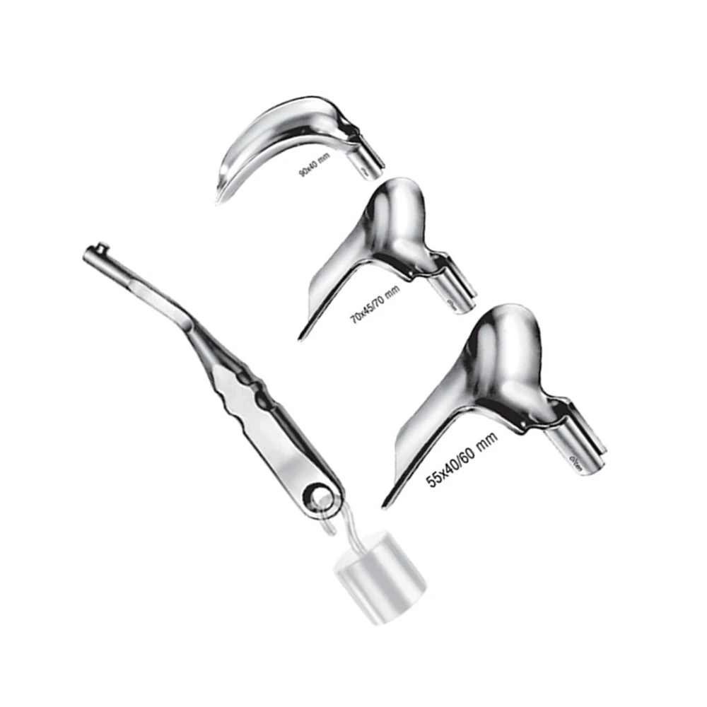 HIGH QUALITY SCHERBACK SPECULA SET COMPLETE 1 HANDLE 5 BLADES 1 WEIGHT GYNECOLOGY INSTRUMENTS