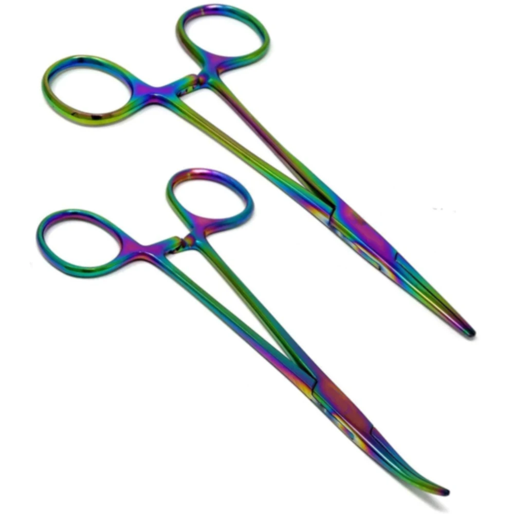 Щипцы для комаров изогнутые хирургические щипцы из нержавеющей стали