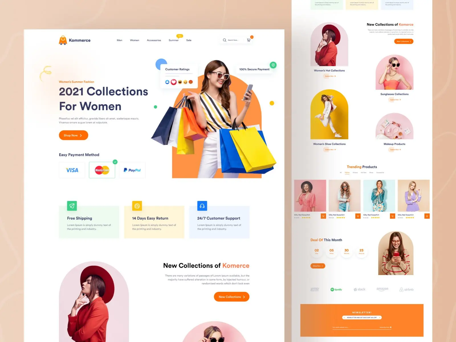 Top Fashion Clothing Ecommerce Website design | B2B B2C Marketplace design | Online trading website