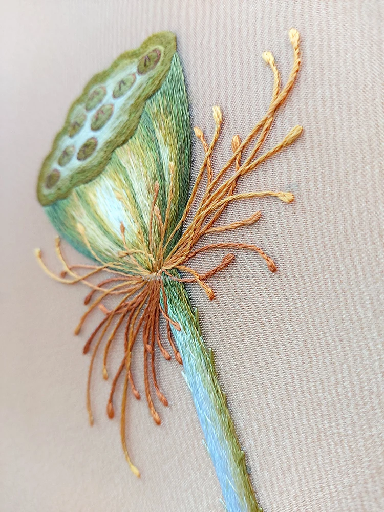 Best Price Vietnam Supplier Wholesale Flower Paintings Summer Fragrance Hand Embroidery Artworks