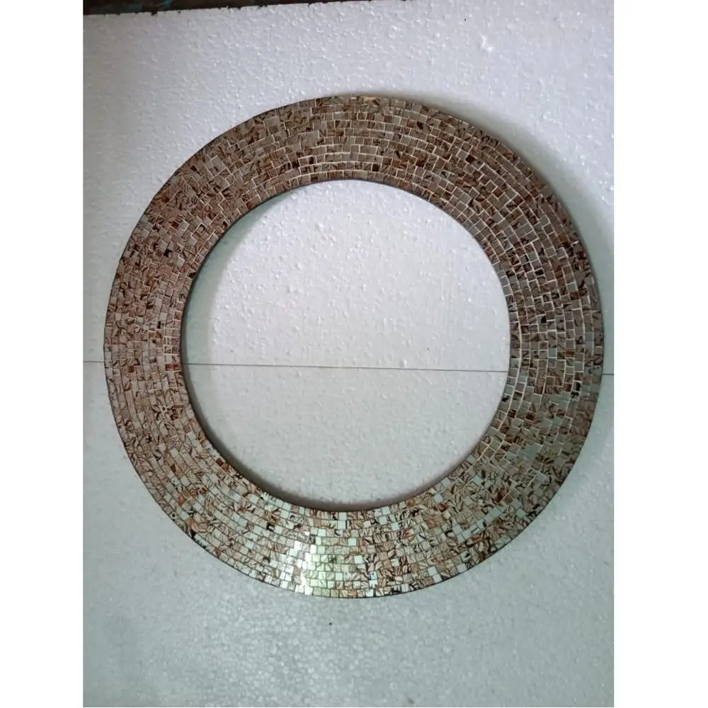 Классическая мозаичная круглая антикварная фоторамка