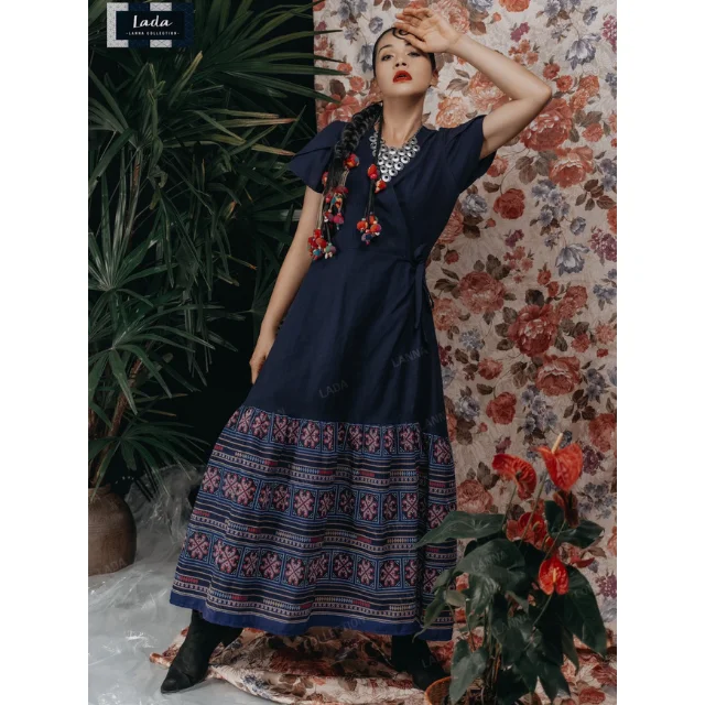 Лидер продаж тайские повседневные женские платья премиум-класса ручная работа Лада Лана коллекция 019 набор «рыбий хвост»