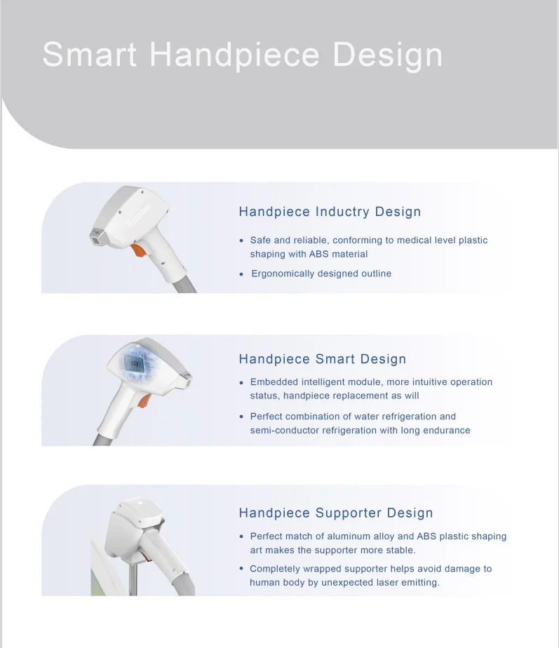 Super High qualiyu and good price 755 808 1064nm diodelaser hair removal portable beauty device