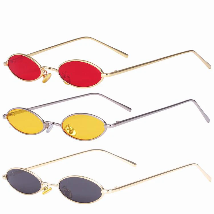 711 new arrival 2020 vintage women gothic steam punk stainless small frame UV400 retro sunglasses for female