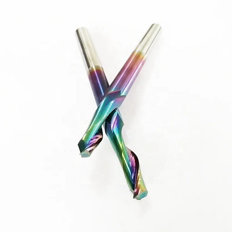 Концевая фреза с одной канавкой CNC, спиральные фрезы для алюминия