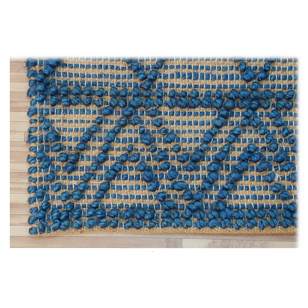 Hand Wove jute Rug Hand Wove Braided jute rug Hand Woven Half loop Carpet