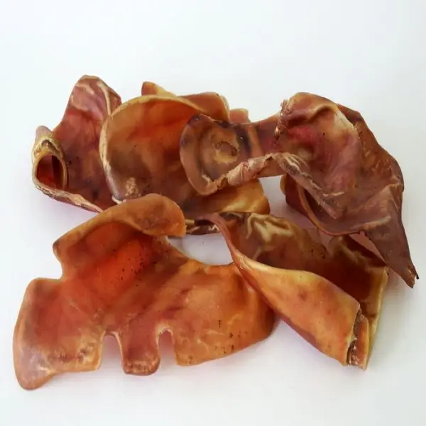 
Quality dog food dental snack real pig ears dried 