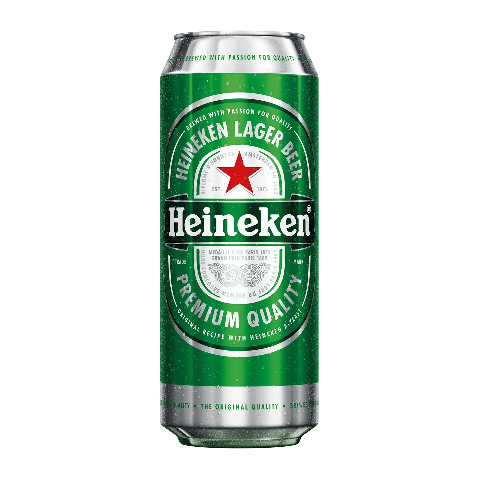Оригинальная пивная банка Heineken 330 мл и бутылки голландского