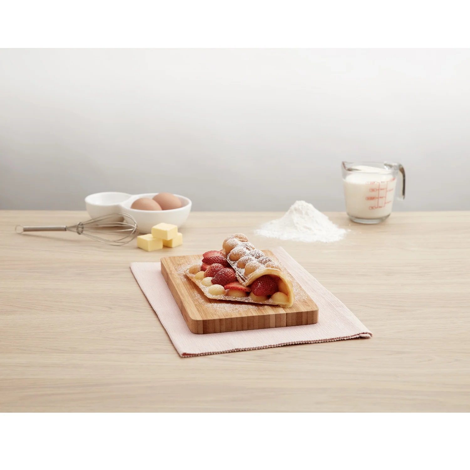 
9 Months Shelf Life Vista Cafe Brand Bubble Waffle Powder Mix Vanilla Flavor Gluten Free 