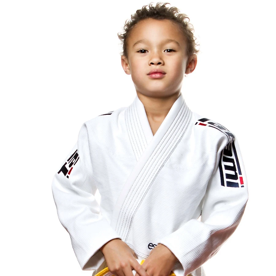 OEM GIRLS Kids WHITE Brazilian Gi Pearl Wears BJJ kimonos High Quality Custom Made BJJ Girls | Super Quality Jiu Jitsu Gi