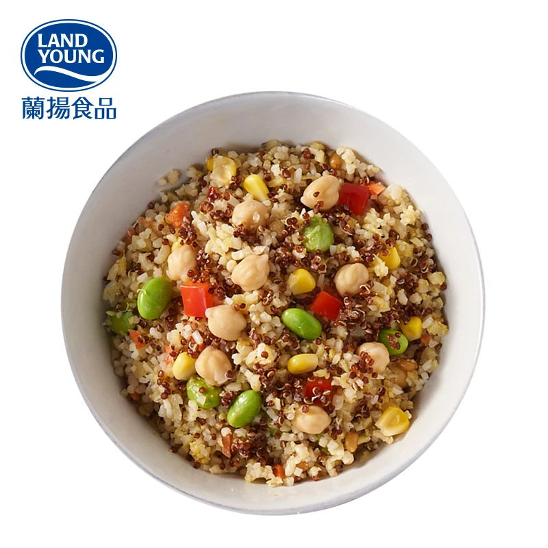 Factory price Vegetarian chinese delicious fried rice frozen cauliflower and fried brown rice