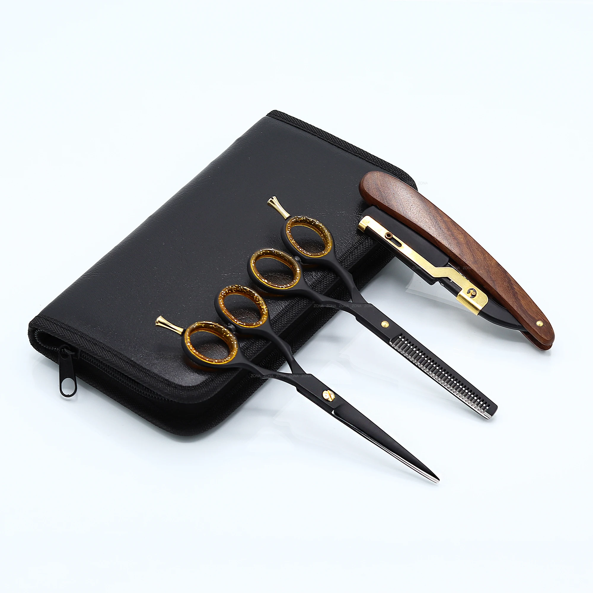 Профессиональный набор ножниц для стрижки волос из нержавеющей стали с ручкой и лезвием личного использования