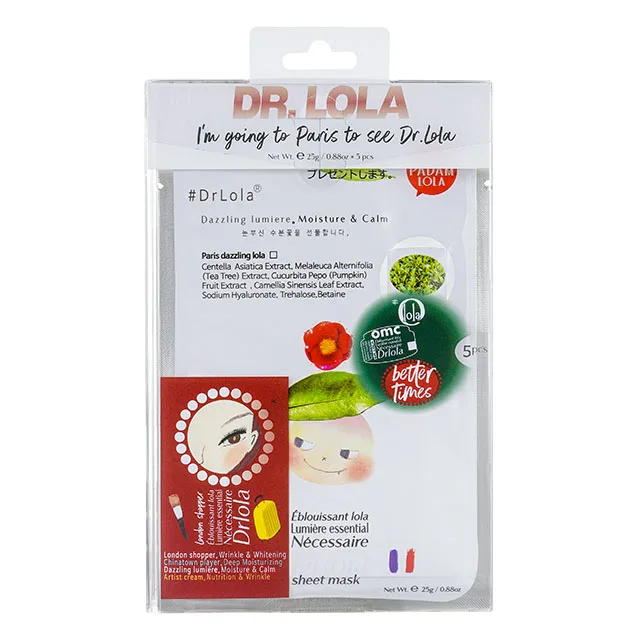 Korean Skin Care Line Dazzling lola lumiere maskpack standard PET