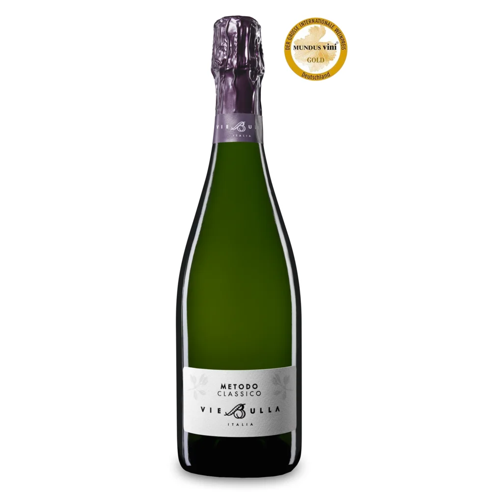 Итальянское игристое вино VieBulla Classic Method Brut 750 мл стеклянная бутылка премиум-класса сухой просекко поставка