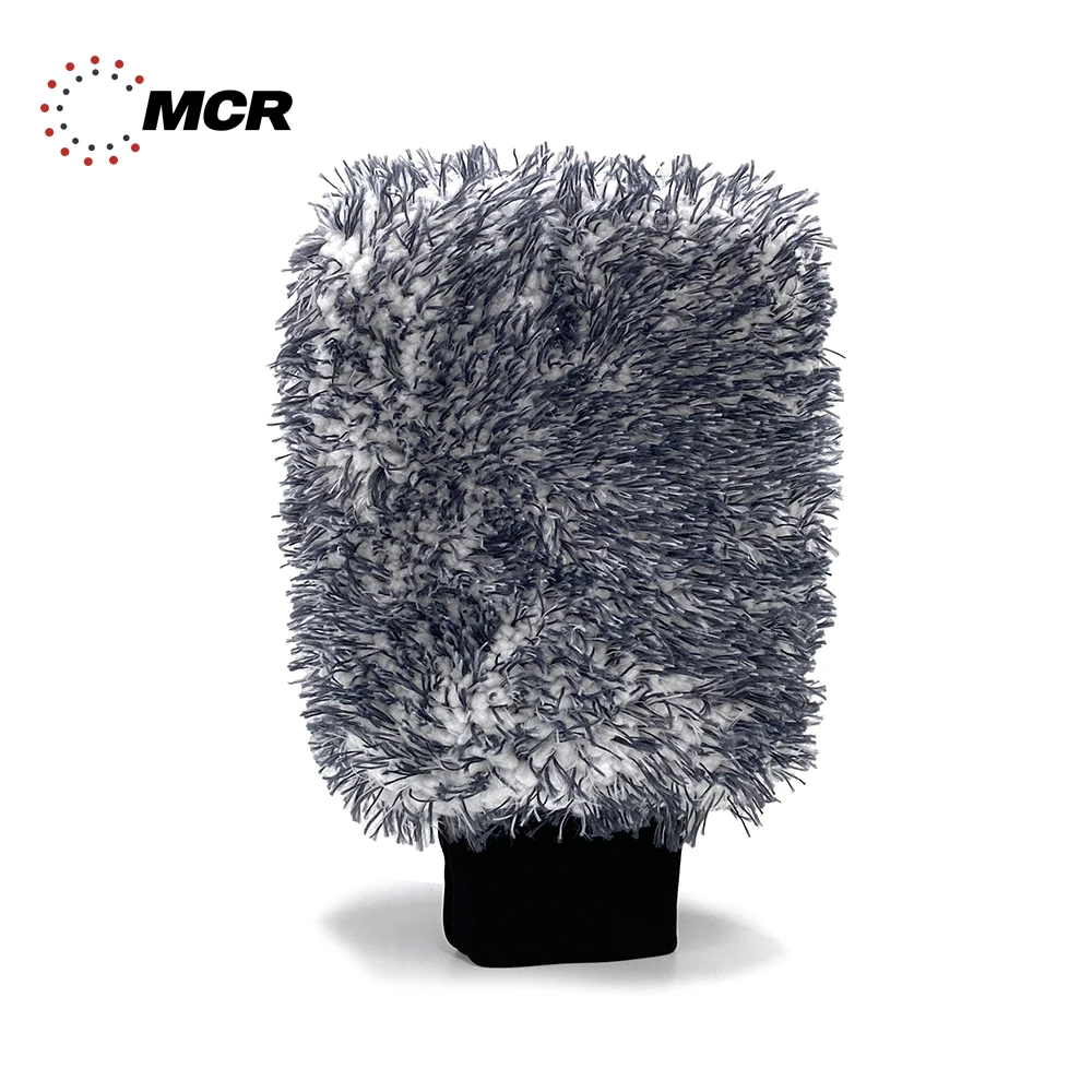 [IN STOCK] High Pile Korean Microfiber Car Wash Mitt - Factory Directly Custom Cleaning tools Mirofibre Glove Auto Detailing