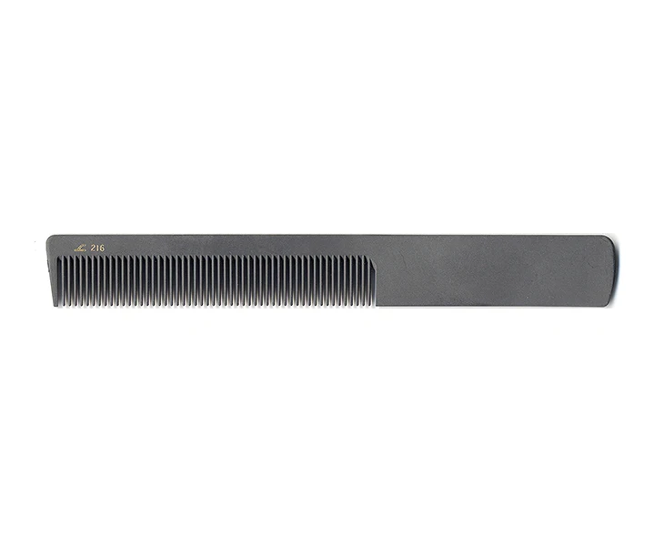 Made in Japan LEADER COMB Carbon Comb 216 professional use HAND COMB