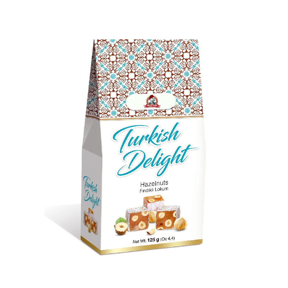 
Turkish Delight with Hazelnuts 125 Gr 