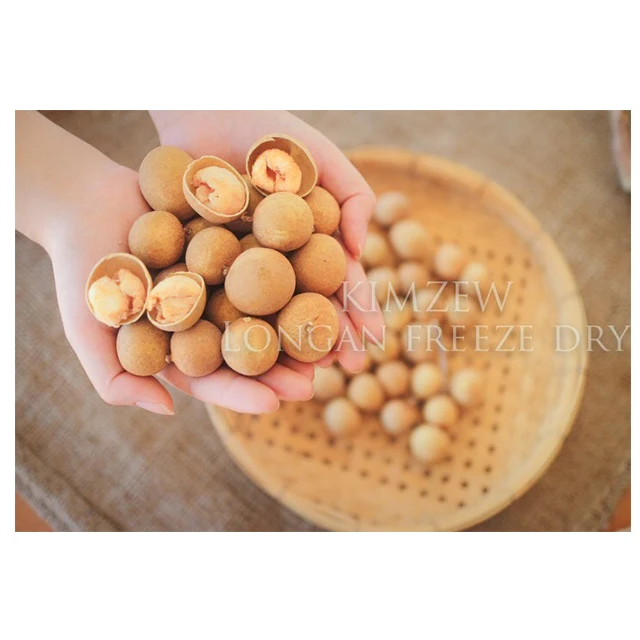 Freeze Dried Longan Box Top Grade Jumbo Fruits Golden Green Tropical Fruits Premium Quality from Thailand for Export