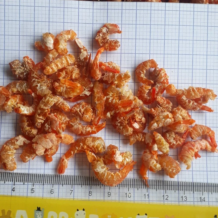 Хорошее качество и хорошая цена высокая питательная сухая креветка размер 2-4 см