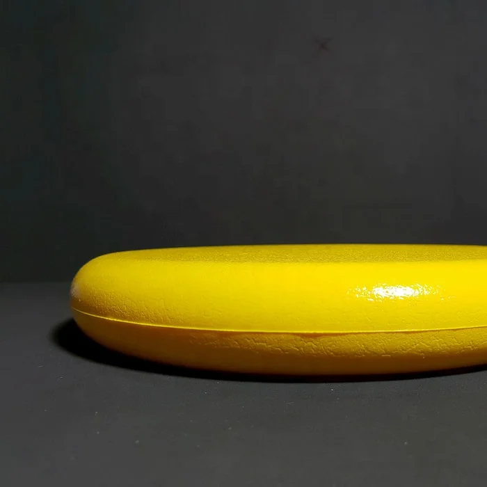 
High gloss coated PU foam flying disc 