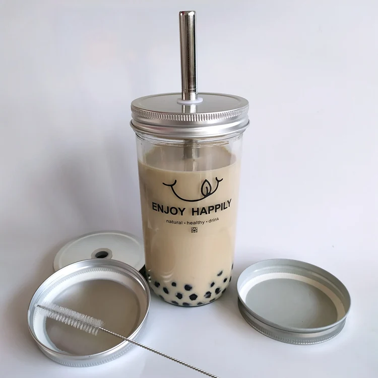  Многоразовая чайная чашка boba 24 унции с 12 мм