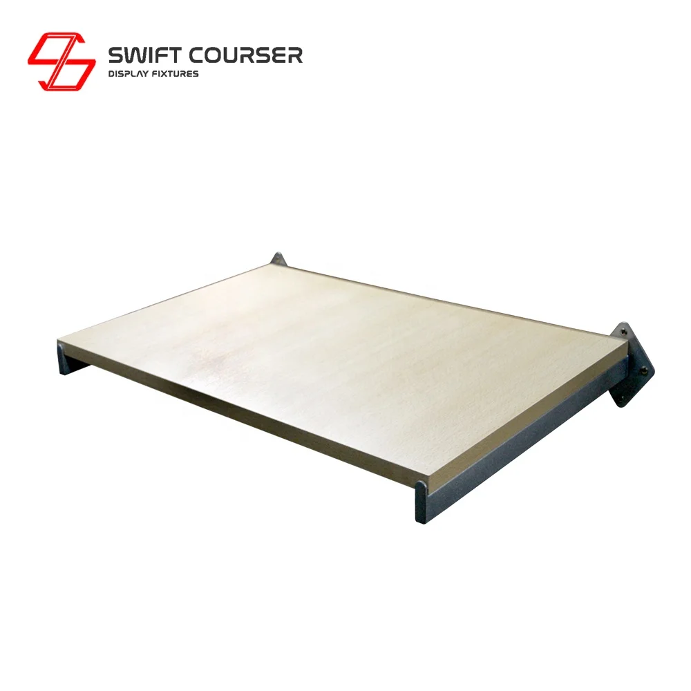 Boutique shelf clothing storage shelves design display shelving unit wall mounted