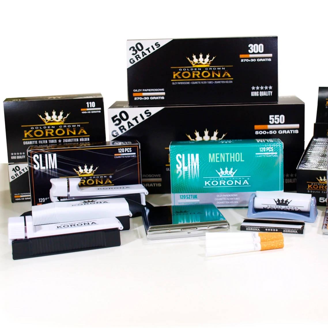 New products looking for distributor - Slim Cigarette Filter Tubes Korona