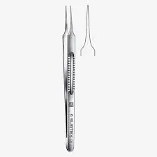 LAZAR Suture Tying Forceps, Straight, 155 mm  Smooth, Width: 0,500 mm, Sterile, Reusable