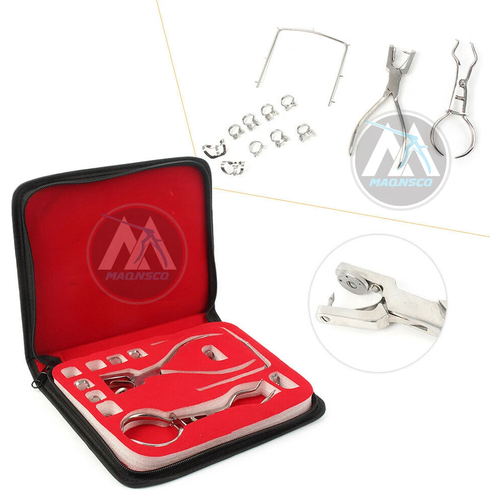 Резиновые зажимы Dentech 13 шт. для рамы Brewer Dam Ainsworth набор инструментов Палмера