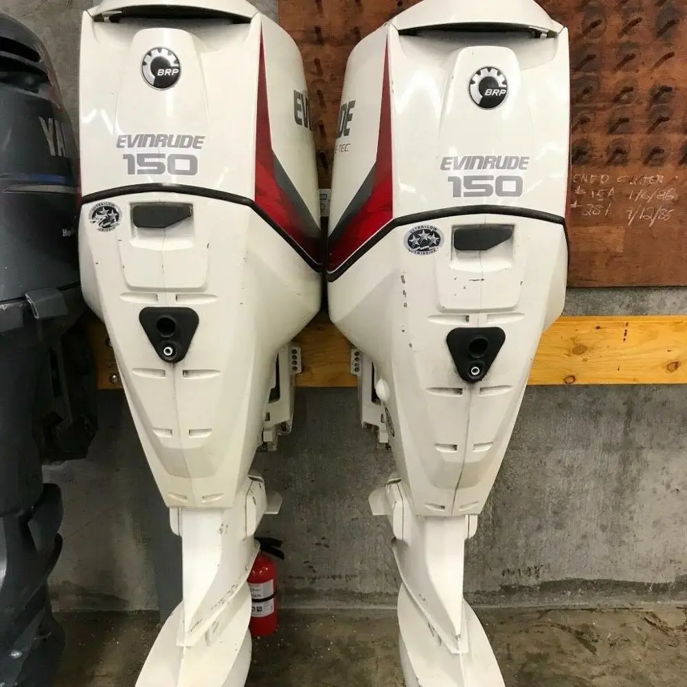 Y. a. mah aF300 4.2L Offshore UCA Outboard Motor Painted White