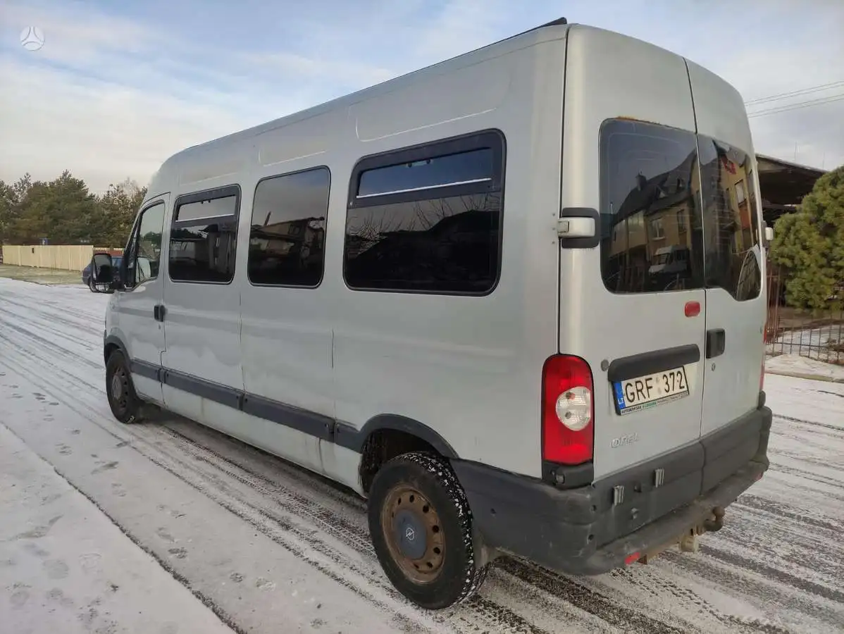 2005 Opel Movano, passenger minibus