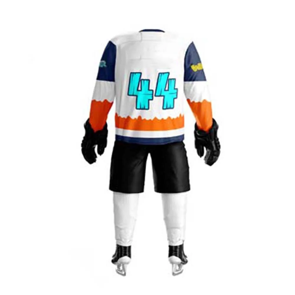 Breathable Ice Hockey Team Uniform Double Sided Wholesale Reversible 2 Sets Cheap Uniform Sets Men Plain Blank