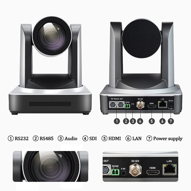 Y30N  Factory price OEM PTZ NDI HX SDI HD MI camera 30x zoom hd 1080p video conference camera for ptz church broadcasting system