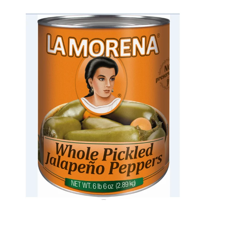 
Whole Pickled Jalapeno Peppers 6/6lb 6oz 