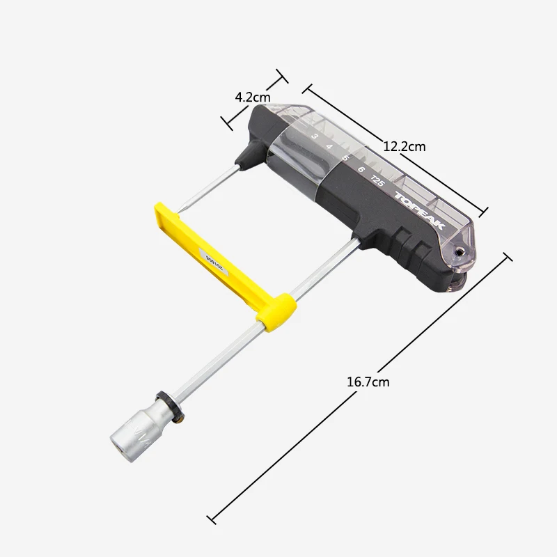 Topeak TPS-SP07 Горный Дорожный велосипед крутящего момента для шлица «звездочка» Набор торцевых гаечных ключей внутренний шестигранный велосипедный набор инструментов