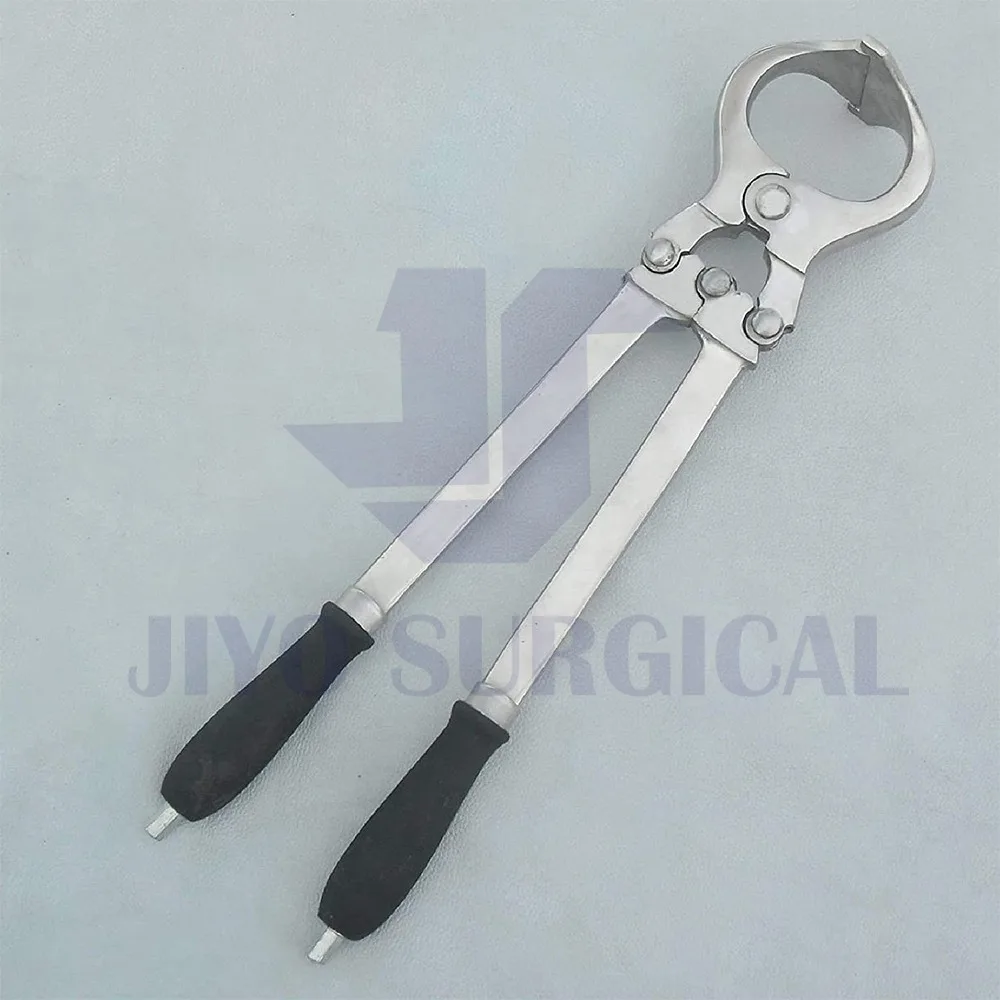 Оптовая цена инструмент для кастрации из нержавеющей стали бескровный держатель свиней ветеринарная кастрация устройство 18 дюймов