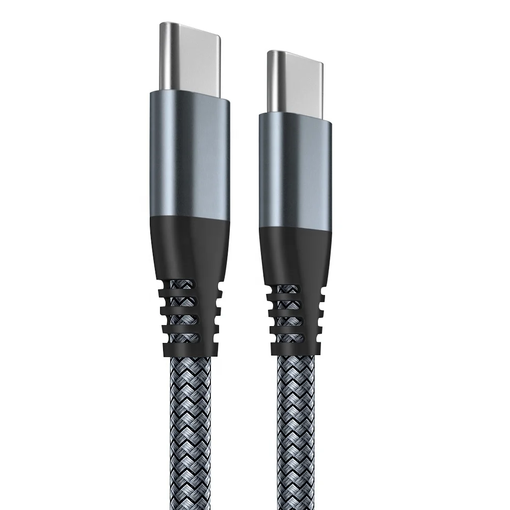 1M 2M 3M 10Gbps 20V 3A 60W Fast Charging Type C Cable USB 2.0 Type-C To Type-C PD Data Cable for iPhone for Android