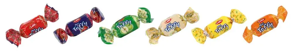  Мягкие фруктовые конфеты MINI TOFFY с центральным заполнением похожие на DAMLA