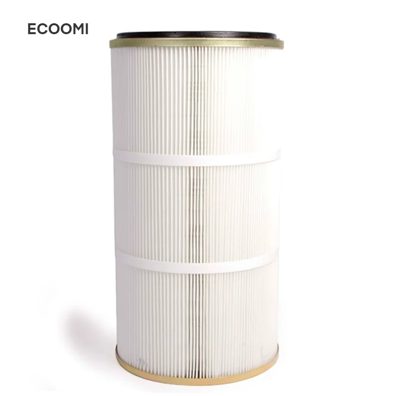 High Efficiency 99% Dust Collector Filter Cartridge Industrial Cartridge Filters