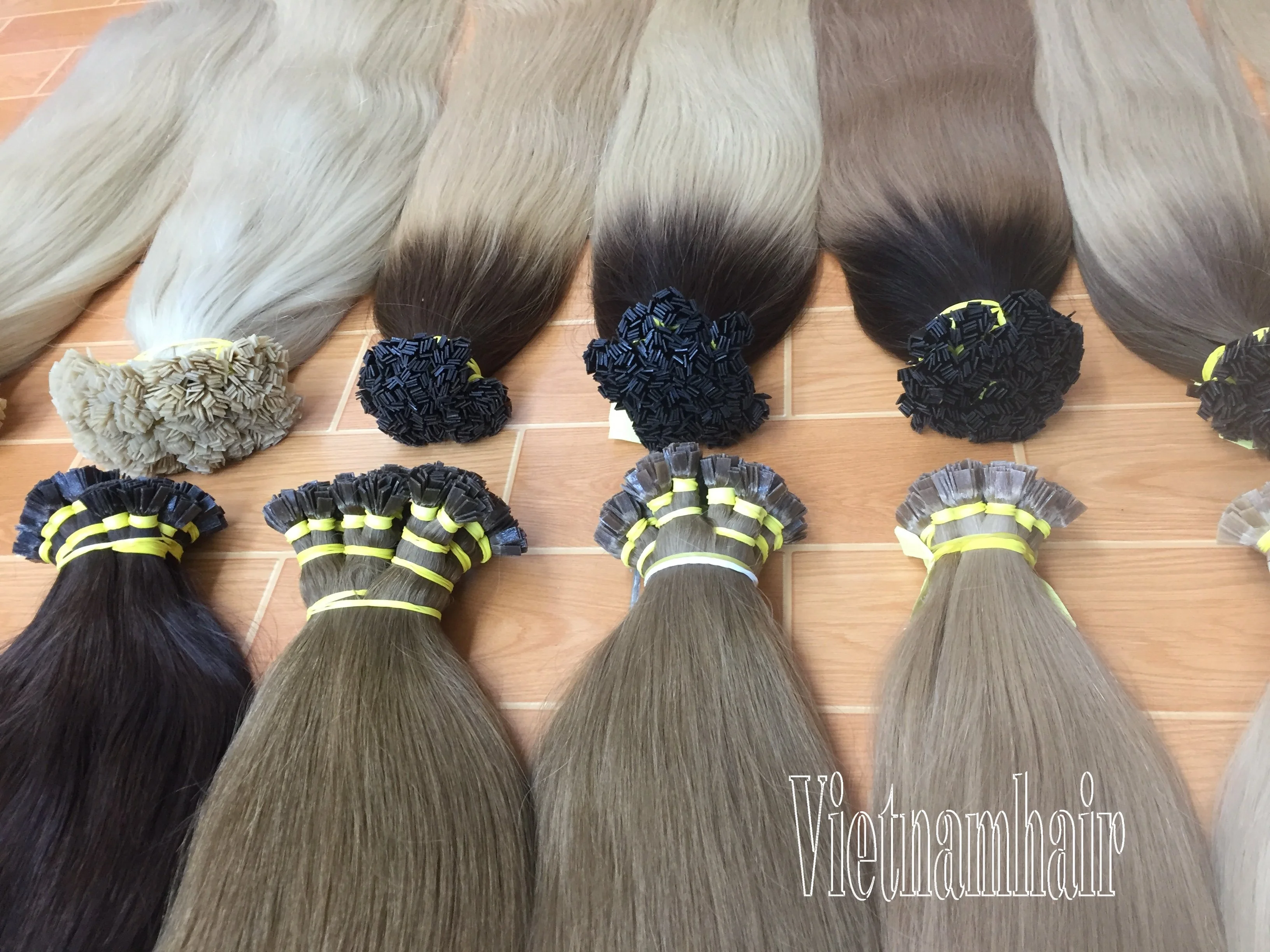 Top keratin flat tip silk soft quality wholesaler