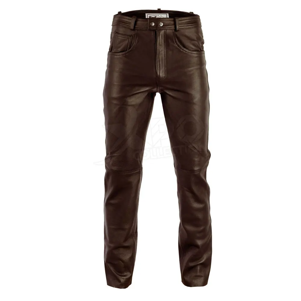 Latest Design 2022 New Season Men Fashion Soft Leather Pants Wholesale Cheap Price Leather Pants