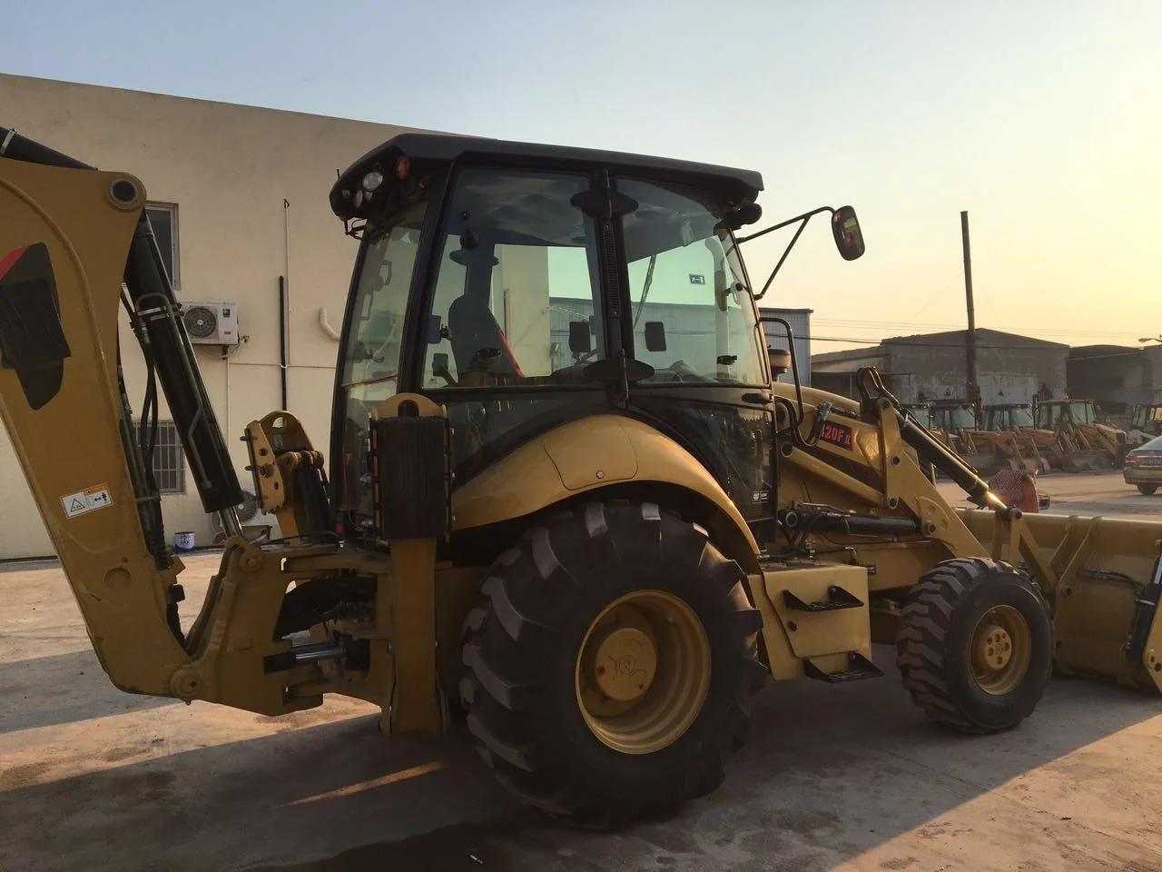 4x4 CAT 420F Used Backhoe for Sale/Backhoe loader