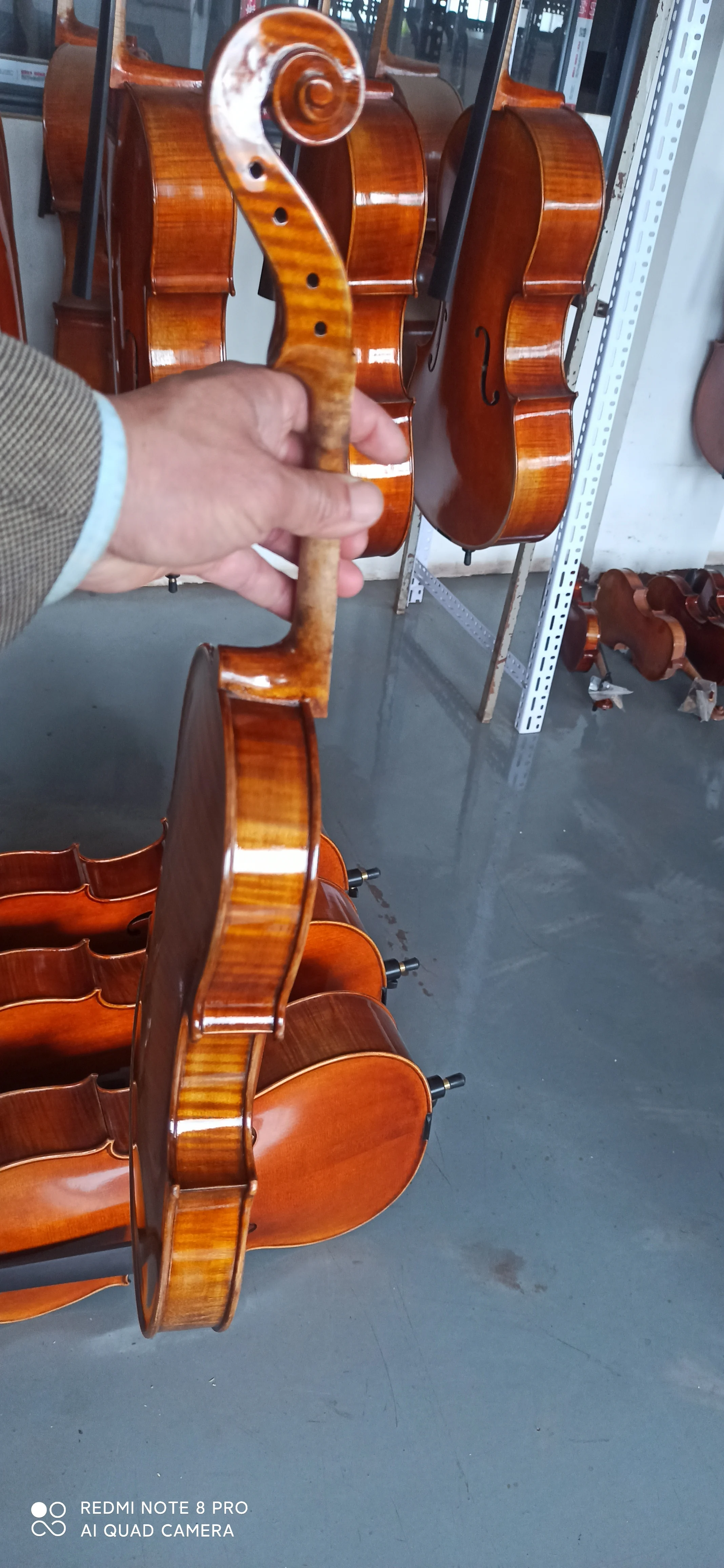 Perfect Unique appearance rich graceful sound handmade customized violin 4/4