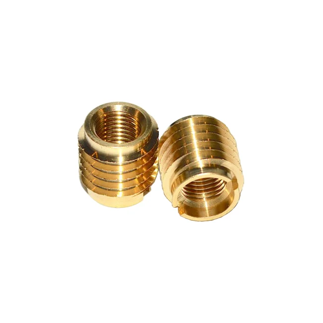 Factory Direct Rubber Nut Brass Threaded Knurling Insert & Threaded Brass Inserts M10 for Plastic Molding