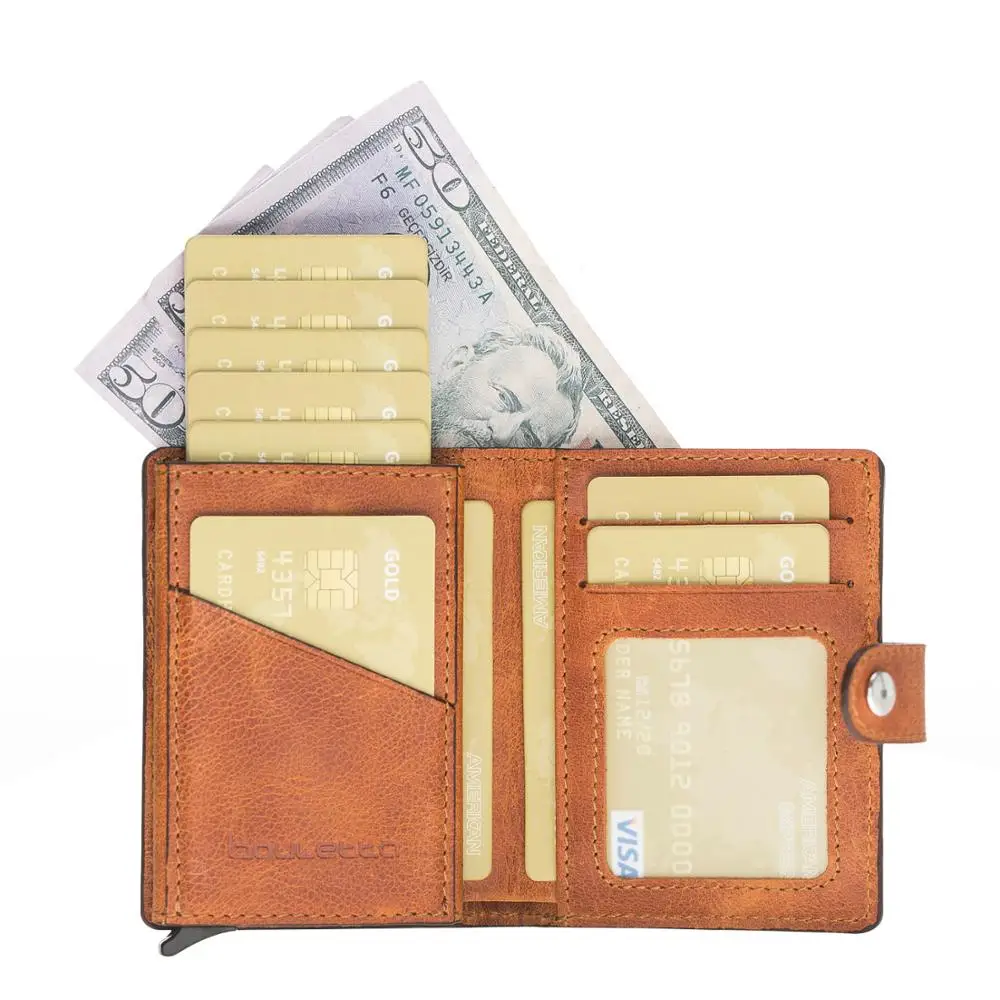 2019 Hot Selling RFID Blocker Feature  Genuine Leather Wallet and Card Holder  from Turkey Istanbul