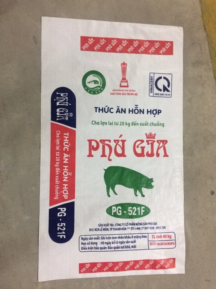 
BOPP laminated pp woven bag/ BOPP block bottom bag/ easy open top bag 